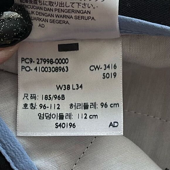 Dockers Black Signature Khakis Classic Fit Sz 38X34 - Picture 11 of 13